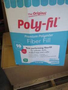 lot 278 image: 10 lbs Premium Polyester Fiber Fill...