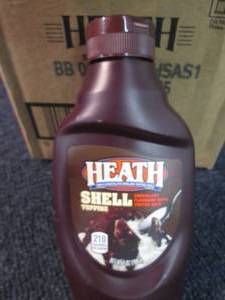 lot 317 image: 6-7 oz bottles Heath Shell Topping...