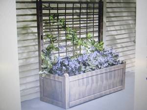 lot 152 image: Large Trellis Planter open box Ret...