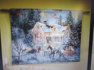 lot 165 image: Welcome Home Fiber Optic Wall Hangi...
