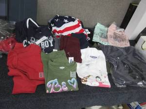 lot 212 image: Lot of Assorted NWT Clothes for Inf...
