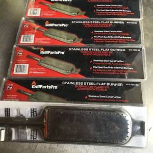 lot 74 image: Stainless steel grill burners ( 5 packs )