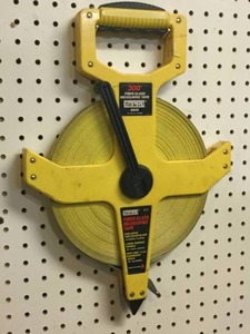 lot 18 image: Empire 6830 300 Fiberglass Measuring Tape