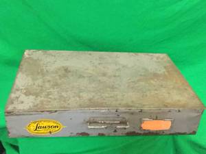 lot 8 image: Vintage Lawson Slide out parts bin