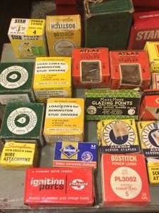 lot 44 image: Huge lot of vintage (NOS) hardware