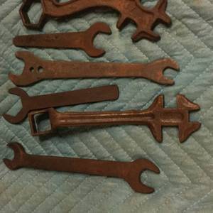 lot 76 image: Antique wrenches