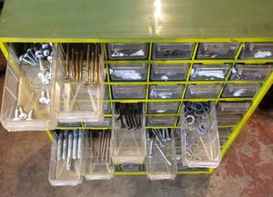 lot 35 image: 60 drawer Tool Organizer