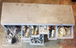 lot 38 image: 22- drawer hardware organizer