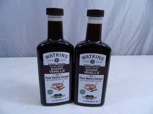 lot 36 image: 2 New Bottles of Watkins Vanilla