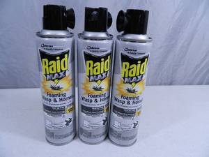 lot 38 image: 3 New Bottles of Raid Max