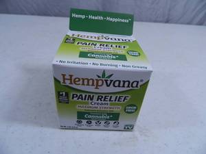 lot 42 image: New Hempvana Maximum Strength Pain Relief Cream