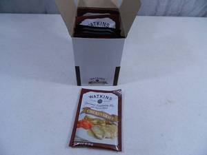 lot 53 image: New Box of Watkins Chicken Gravy Packets