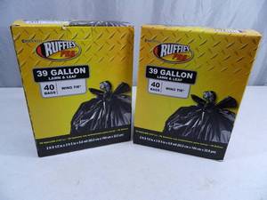 lot 58 image: 80 New 39 Gallon Garbage Bags