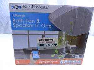 lot 62 image: New Bath Fan and Speaker in One