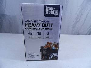 lot 74 image: New Box of Heavy Duty Contractor Bags