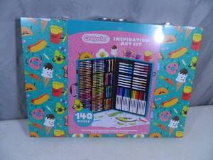 lot 107 image: New Crayola 140 Piece Art Set