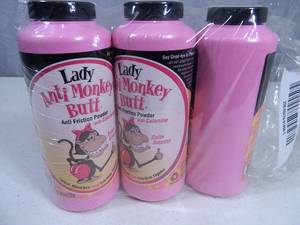 lot 133 image: 3 New Bottles of Lady Anti Monkey Butt