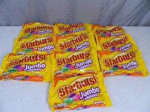 lot 146 image: 10 New 12 oz Bags of Jumbo Starburst Jelly Beans