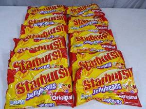 lot 165 image: 11 New Bags of Starburst Jellybeans