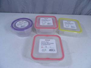 lot 167 image: New Food Storage Containers with Locking Lids