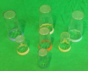 lot 44 image: Glasses with color