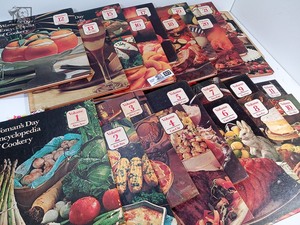 lot 322 image: Sett of 22 Vintage Cookbooks