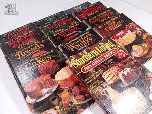 lot 323 image: Completeet of 12 Vintage Southern Heritage Cookbooks Plus 1988 Southern Living Cookbook
