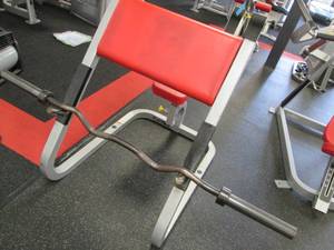 lot 38 image: Cybex Bench With Bar Model# 5460-90...