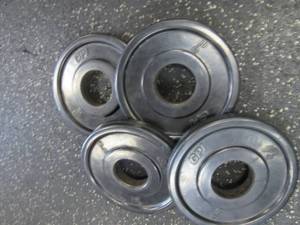 lot 41 image: (4) 2.5# Weights...