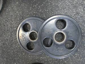 lot 45 image: (2) 10# Weights...