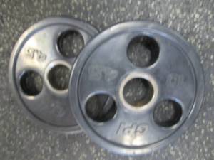 lot 46 image: (2) 10# Weights...