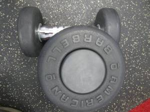 lot 60 image: (2) 10# Weights Like New...