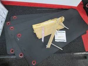 lot 86 image: Adjustable Hanging Mat Rack & (4) M...