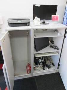 lot 108 image: (2) Office Storage Cabinets No Key...