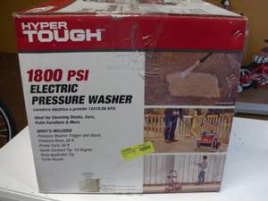 lot 1 image: HyperTough HT041702B 1800PSI ELEC PW Pressure Washer Hyper Tough