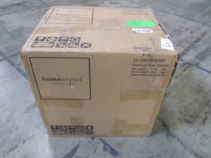 lot 127 image: Home Styles Monarch Bar Stool Black 5008-88
