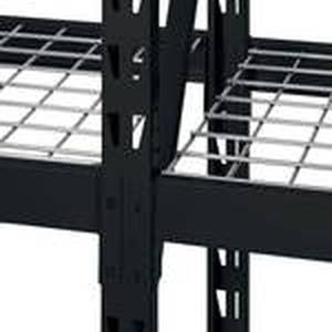 lot 136 image: Husky 77 in. W x 78 in. H x 24 in. D Steel Garage Shelving Unit ERZ782478W-4