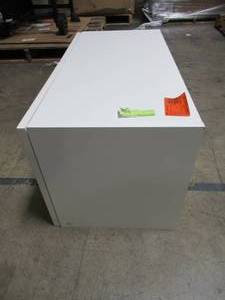 lot 208 image: J Collection Shaker Assembled 30x15x14 in. Wall Bridge Cabinet in Vanilla White W3015-WS