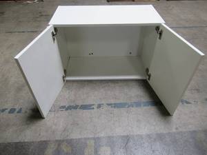 lot 209 image: J Collection Shaker Assembled 30x20x14 in. Wall Bridge Cabinet in Vanilla White W3020-WS