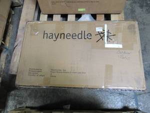 lot 227 image: Hayneedle Belham Living Capri Wrought Iron Bistro Patio Dining Chairs (Set of 2) 2133052