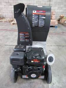 lot 55 image: Brush Master 3 in. 11 HP Gas Powered Self Feed Commercial Duty Chipper Shredder with Innovative Unique and Versatile 3-in-1 Discharge CH8M20