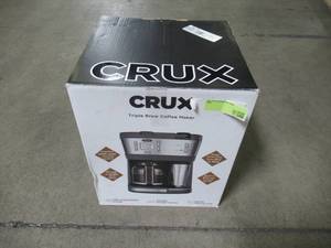 lot 726 image: Crux Triple Infusion Brew Coffee Maker 14813
