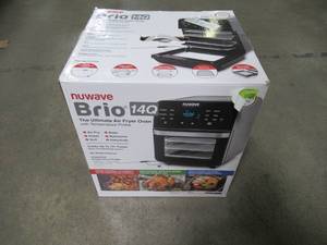 lot 728 image: NUWAVE BRIO 14-Quart Large Capacity Air Fryer Oven 38001