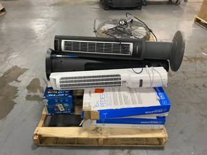 lot 22 image: Pallet of various fans