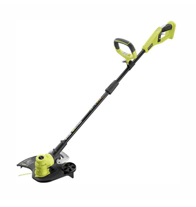 lot 24 image: RYOBI ONE 18-Volt Lithium-Ion Cordless Battery Electric String TrimmerEdger (Tool Only)