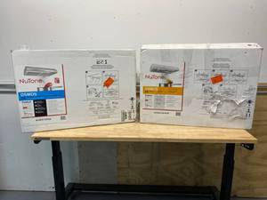 lot 29 image: NUTONE lot of 2 Range Hoods.  AHDA130SS and AHSA130WW