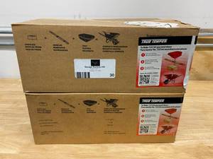 lot 30 image: TRUE TEMPER lot of 2 wheelborrow wheel assemby kits