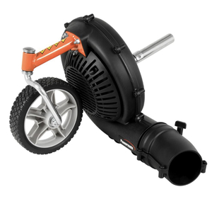 lot 42 image: POWERMATE 170 MPH 520 CFM Blower Attachment for Powermate Wheeled String Trimmer Mower