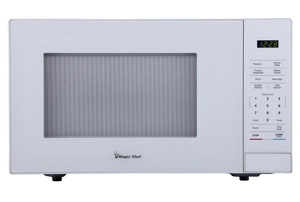 lot 46 image: MAGIC CHEF 1.1 cu. ft. Countertop Microwave in White