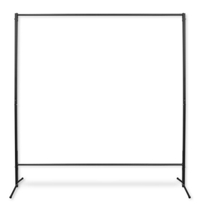 lot 54 image: ROD DEYSNE 74 in. H x 80 in. W Black Multi-Purpose Portable Rod Stand